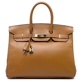 Hermès Brown Togo Birkin Retourne 35