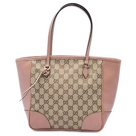 Borsa tote Gucci Bree in tela GG beige