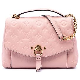Louis Vuitton Pink Monogram Empreinte Blanche BB