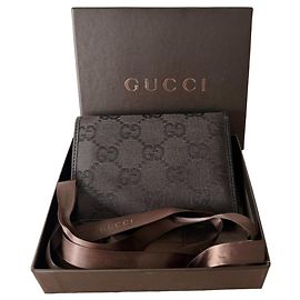 Gucci Monogram Black Card Holder