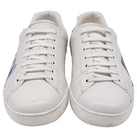 Sneakers Gucci Ace Loved in pelle bianca