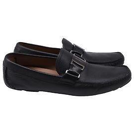Salvatore Ferragamo Ferragamo Sardegna Loafer aus schwarzem Leder