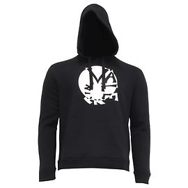Valentino Garavani Valentino Logo-Print Hoodie aus schwarzer Baumwolle