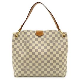 Borsa a tracolla Louis Vuitton Graceful PM Damier Azur