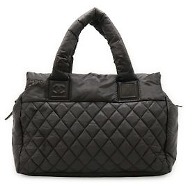 Chanel Coco Cocoon Nylon Leather Tote Bag