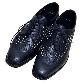 Scarpe Oxford in pelle traforata Manolo Blahnik