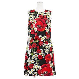Dolce & Gabbana Abito in jacquard di cotone e seta Dolce&Gabbana