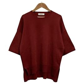 Autre Marque Top de punto rojo ebure