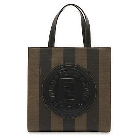 Fendi Pequin PVC Leather 2way Bag