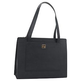 SAINT LAURENT Tote-Bag aus schwarzem und goldenem Leder, authentisch 194015