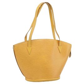 Borsa a tracolla LOUIS VUITTON Epi Saint Jacques gialla M52269 Autentica BA14126