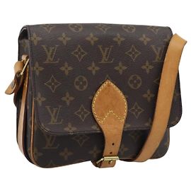 Borsa a tracolla LOUIS VUITTON Monogram Cartouchiere MM M51253 LV Autentica ka5435