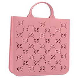 Borsa tote per bambini GUCCI GG Canvas color rosa gomma 679365 Autentica 194066V