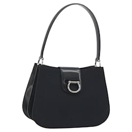 Céline Borsa a tracolla CELINE in tela nera e argento, autentica, codice articolo ep15292.