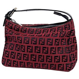 Mini borsa pochette Fendi con motivo Zucchino