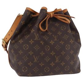 LOUIS VUITTON Sac à épaule Monogram Petit Noe M42226 LV Auth 194171SAV