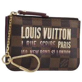 LOUIS VUITTON Damier Ebene Pochette Cles NM Coin Purse N63094 LV Auth 199071