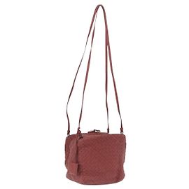 Borsa a tracolla BOTTEGA VENETA INTRECCIATO in pelle marrone autentica 198664V