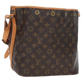 LOUIS VUITTON Monogram Petit Noe Schultertasche M42226 LV Auth 195409V