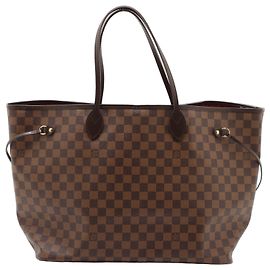 Louis Vuitton Borsa a tracolla shopper Neverfull GM Canvas Damier Ebene
