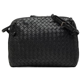 Borsa a tracolla Bottega Veneta Nappa Intrecciato Nodini nera