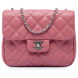Borsa a tracolla Chanel Small Quilted Caviar Urban Companion Flap Rosa