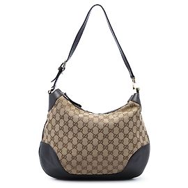Borsa Hobo Charlotte Gucci GG Canvas Beige