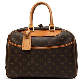 Borsa a mano Louis Vuitton Monogram Deauville Marrone