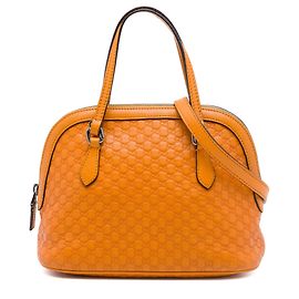 Borsa Orange Gucci Mini Microguccissima Dome Satchel