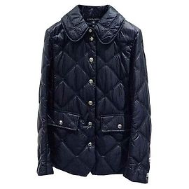 Abrigo Chanel de seda negro