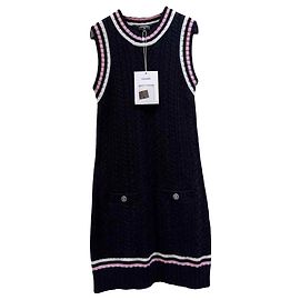 Chanel Kleid aus Kaschmir Größe 38