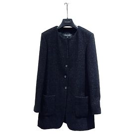 Chanel 21C Tweed Jacket Black