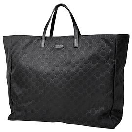 Gucci Nylon Tote Bag Schwarz