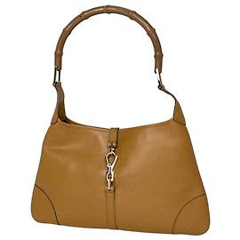 Borsa a tracolla in pelle Gucci Bamboo