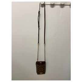 Coach Signature Monogram Smartphone Crossbody Bag & Card Holder