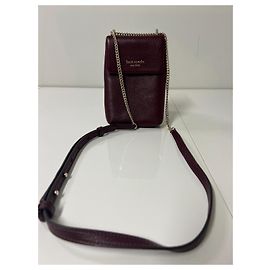 Kate Spade New York Piccola Borsa a Tracolla in Pelle Bordeaux
