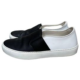 Chanel leather Slip-on flats Sz.36 Pre-owned