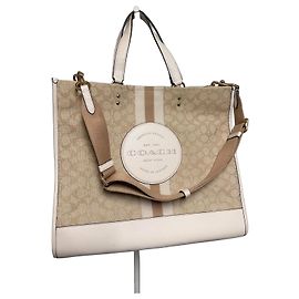 Coach Shopper aus Monogramm-Canvas und Leder