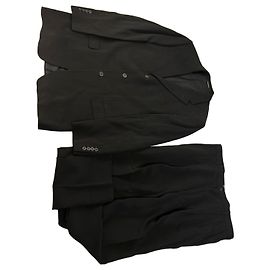 Vintage Versace Herrenanzug aus Wollmischung Schwarz XL