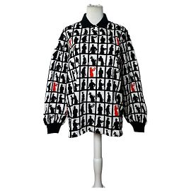Giacca Vintage Dior in cotone Nero Bianco Rosso L