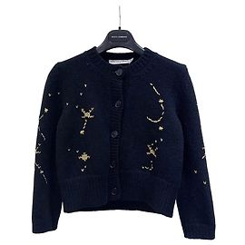 Dior Constellation Cardigan Wolle Mehrfarbig