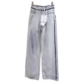 Pantaloni Dior a Vita Alta in Cotone