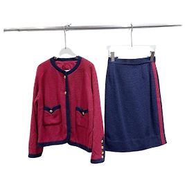 Chanel Tweed Jacke und Rock Set Größe 38