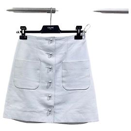 Chanel Lammleder Rock mit hoher Taille