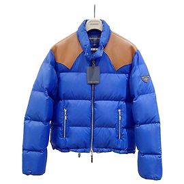 Chaqueta de Plumón Louis Vuitton Patchwork Piel de Cordero 38