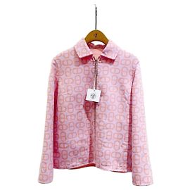 Hermès Mantel Rosa Kaschmir Pig-nose