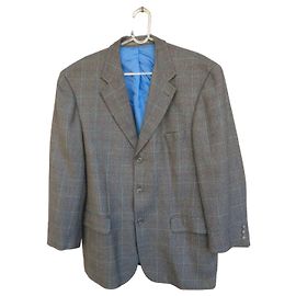 Autre Marque Giacca in lana a quadri Dormeuil