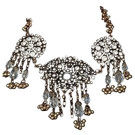 Zuhair Murad x Mango Statement-Halskette mit Kristall- und Perlenbesatz