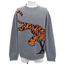 Louis Vuitton Strickware aus Wolle mit Tiger-Intarsia
