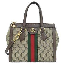 Borsa a tracolla Gucci Ophidia GG Supreme Canvas Leather